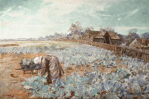 A Cabbage Garden, Jane Sutherland